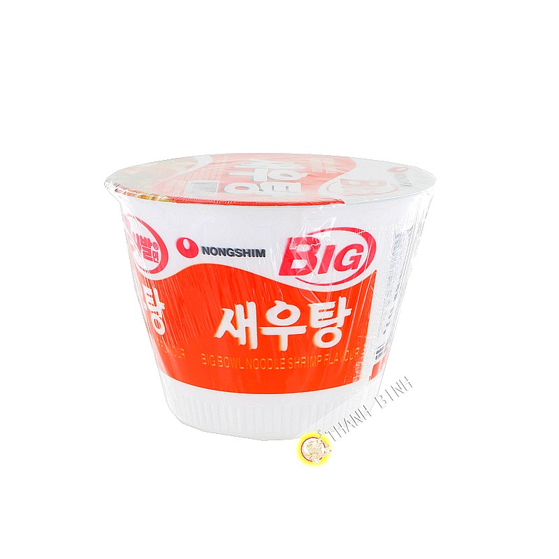 Suppe, Ramen-nudel-garnelen-Schüssel NONGSHIM Korea 115g