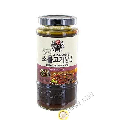 La salsa de la marinada Bulgogi barbacoa booeuf BEKSUL 290 g Corea