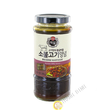 Salsa marinata Bulgogi barbecue manzo BEKSUL 290g Corea