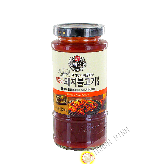 Sauce Barbecue Coréenne épicée MR MIN 218ML - Sauces du Monde