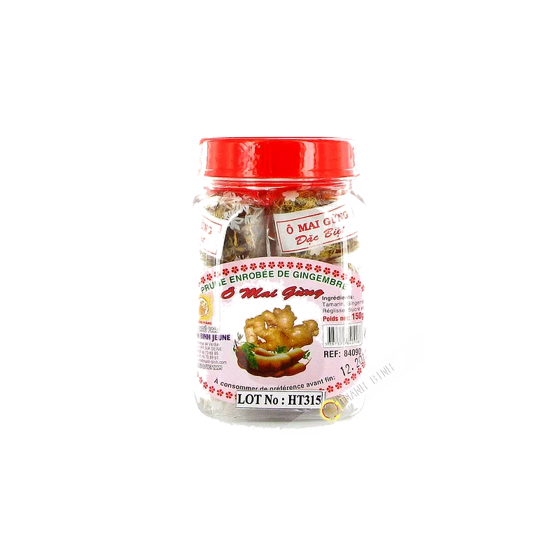 Prune enrobée gingembre DRAGON OR 150g Vietnam