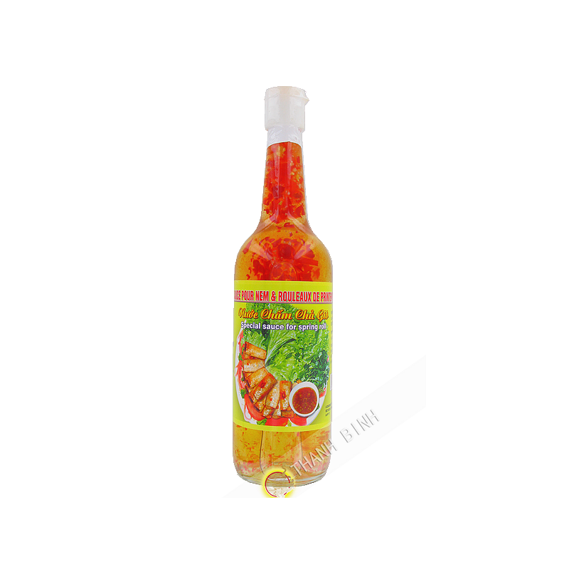 Sauce pour nems et rouleaux printemps DRAGON OR 650ml Vietnam Sauce pour nems et rouleaux printemps DRAGON OR 650ml Vietnam