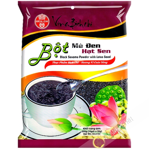Bột mè đen hạt sen BICH CHI 350g Việt Nam