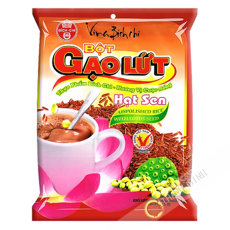 Zubereitung reis-drink komplett-lotus BICH-CHI-350g Vietnam