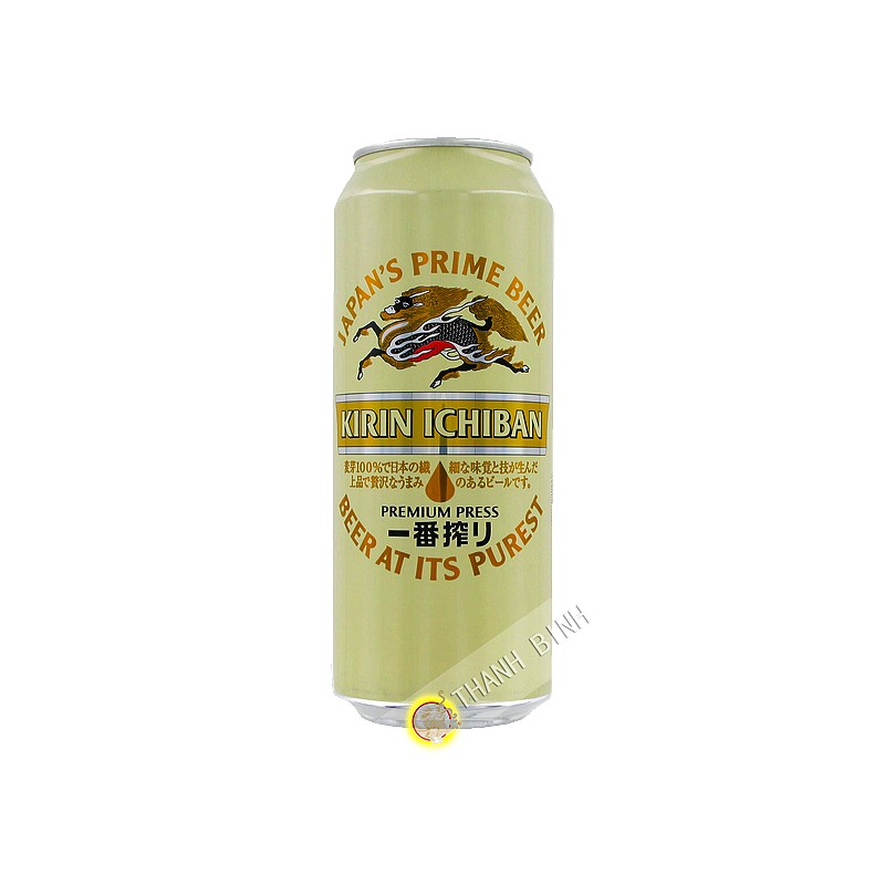 Bière Kirin Ichiban en canette 500ml Japon