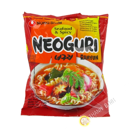 Soup noodle Néoguri Ramyun spicy Hot NONGSHIM 120g Korea