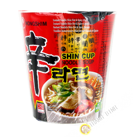 Sopa de Shin Ram Yum taza de 75g - Corea