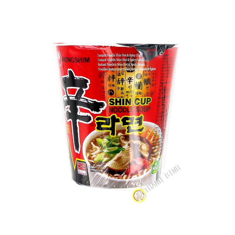 Sopa de Shin Ram Yum taza de 75g - Corea