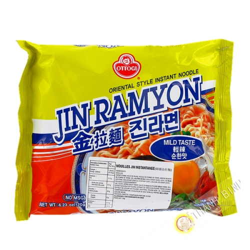 Zuppa di noodle Jin Ramen Lieve OTTOGI 120g Corea