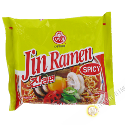 Suppe, nudel-Jin Ramen Hot OTTOGI 120g Korea