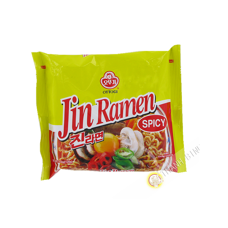 Mì Jin Ramen Hot OTTOGI 120g Hàn Quốc Mì Jin Ramen Hot OTTOGI 120g Hàn Quốc