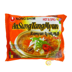 Soupe nouille Ansungtangmyum épicé NONGSHIM Carton 20x125g Corée