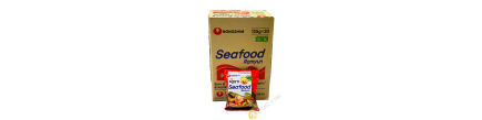 Sopa de fideos con Mariscos Ramyun NONGSHIM de Cartón 20x125g Corea