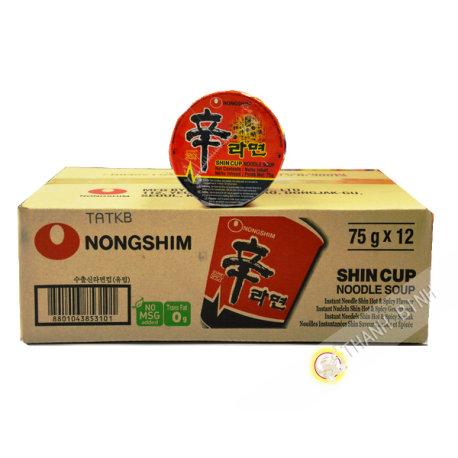 Sopa de Shin Ram Yum copa 12x75g - Corea
