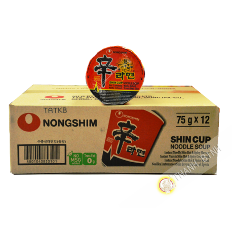 Soup Shin Ram Yum cup 12x75g - Korea