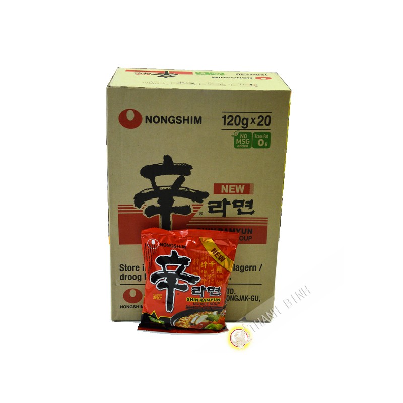 Sopa de Shin Ram Yum 20x120g - Corea