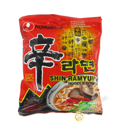 Soupe nouille Shin Ramyum épicé NONGSHIM Carton 20x120g Corée