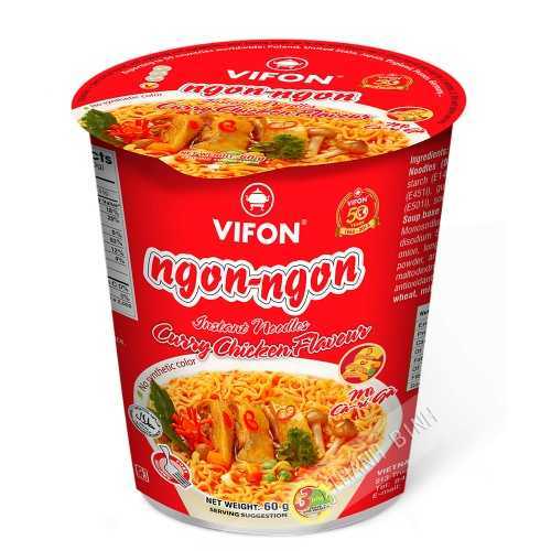 Mì ly cà ri gà Ngon Ngon VIFON 60g Việt Nam