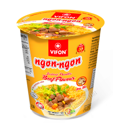 Mì ly bò ăn liền Ngon Ngon VIFON 60g Việt Nam