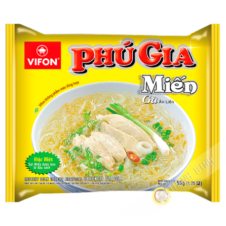 Sopa de fideos de pollo PHU GIA VIFON 50g de Vietnam