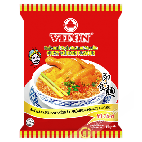 Suppe, nudel-hühnchen-curry VIFON Vietnam 70g