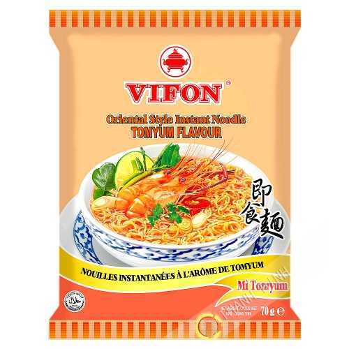 Fideos de la sopa tom yum VIFON 70g de Vietnam