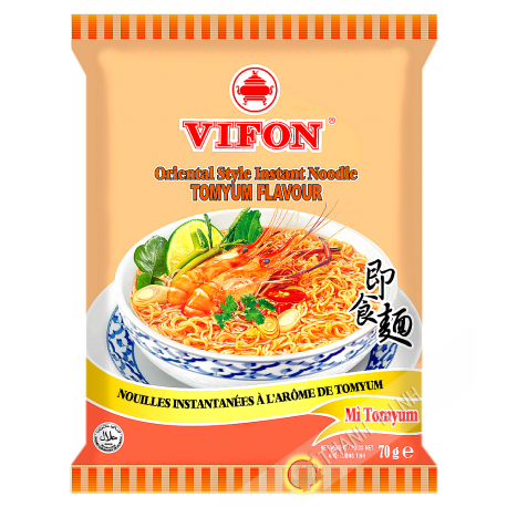 Fideos de la sopa tom yum VIFON 70g de Vietnam