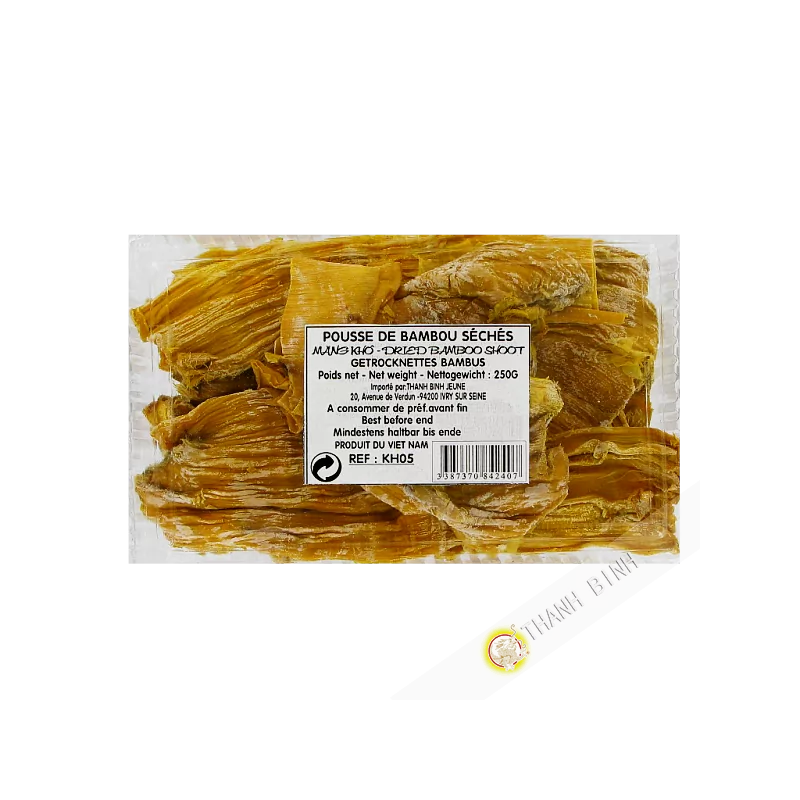 Dried bamboo shoot DRAGON GOLD 100g Vietnam Dried bamboo shoot DRAGON GOLD 100g Vietnam