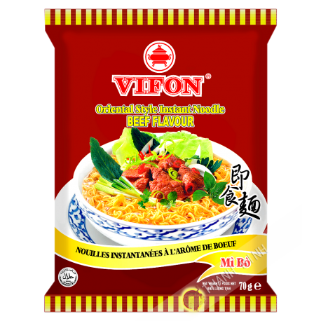 Sopa de fideos con carne de res VIFON 70g de Vietnam