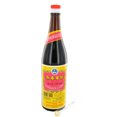 El vinagre de arroz negro 640ml 7% de HP