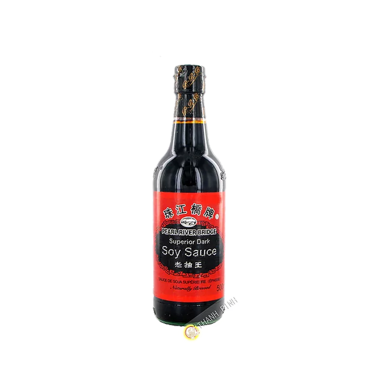 Salsa de soja, el grueso del RÍO de la PERLA PUENTE-500ml de China
