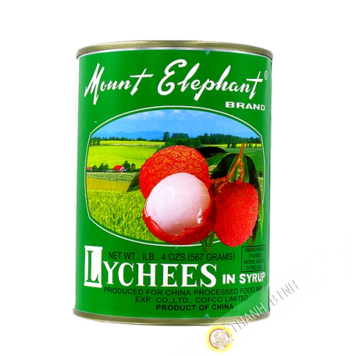 Lychee syrup Mount Elephant 567g - China 