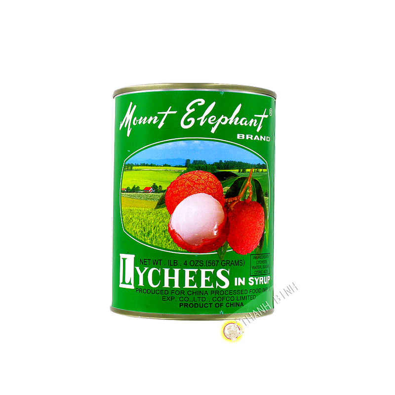 Litchis Au Sirop Mount Elephant 567g Chine