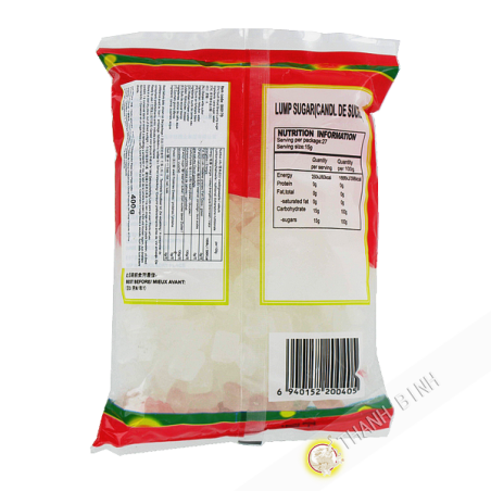 Zucchero di canna pezzo bianco di SUD WORD 400g Cina
