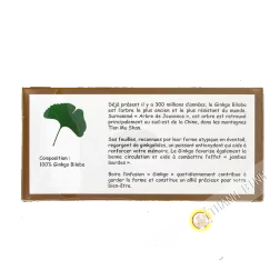 Infusion Ginkgo circulation et mémoire 30g Chine