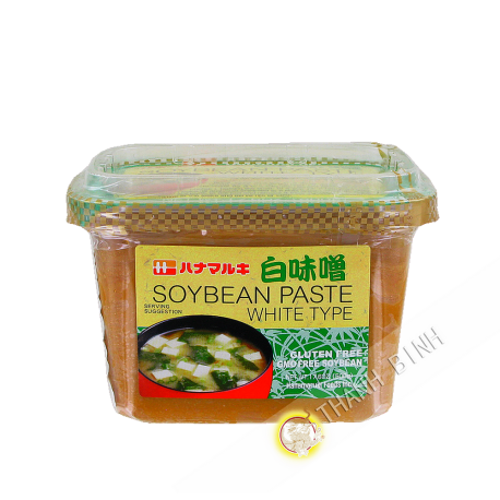 La pasta de Miso Claro HANAMARUKI 500g Japón