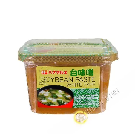 La pasta de Miso Claro HANAMARUKI 500g Japón