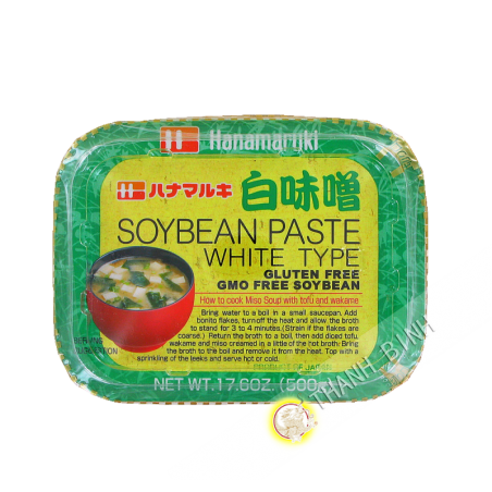 Pasta di Miso Chiaro HANAMARUKI 500g Giappone