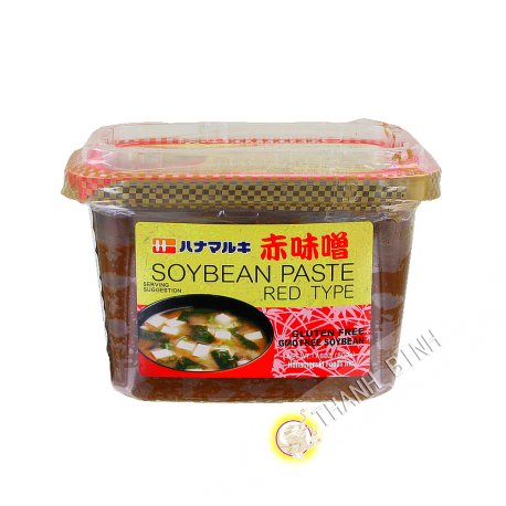 Miso paste Darkens HANAMARUKI 500g Japan