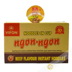 Zuppa di noodle manzo Ciotola NGON NGON VIFON cartone 24x60g Vietnam