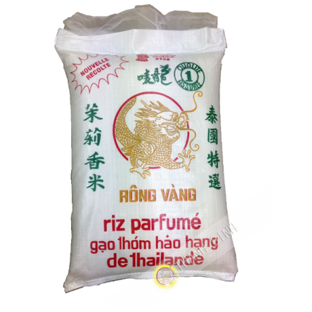 Riso lungo profumato DRAGON OR 20 kg Nuovo raccolto 2025 Thailandia
