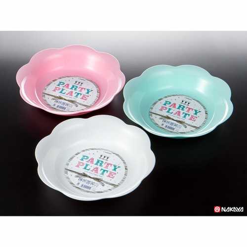 Assiette plastique pour fête Ø27,8xH5cm NAKAYA Japon