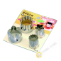 Moule coupe légumes, lot de 2pcs Ø3,5cm + 2pcs Ø2,5cm KOHBEC Japon Moule coupe légumes, lot de 2pcs Ø3,5cm + 2pcs Ø2,5cm KOHBEC Japon