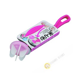 Lavar el arroz es el manual de plástico de color rosa Ø6x28cm INOMATA Japón
