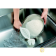 Washing rice is manual white plastic Ø6x28cm INOMATA Japan