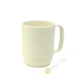 Petite chope gobelet plastique micro-ondable ivoire 350ml 7,5x9,5cm INOMATA Japon