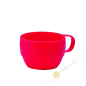 Taza de plástico micro-ondable rojo 350ml de 6 x 9,5 cm m-o INOMATA Japón