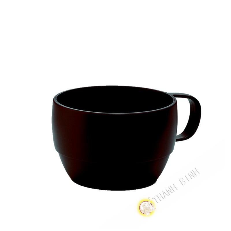 Tazza di plastica micro-ondable marrone 350ml 6x9,5 cm m-o INOMATA Giappone