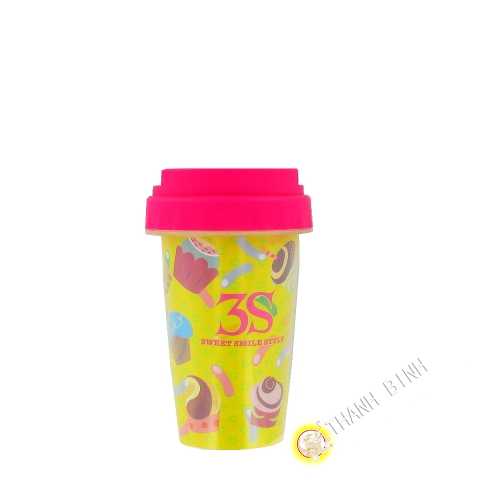 Cup plastic reusable 200ml KOHBEC Japan (1pc)