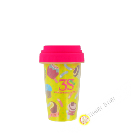 Cup plastic reusable 200ml KOHBEC Japan (1pc)